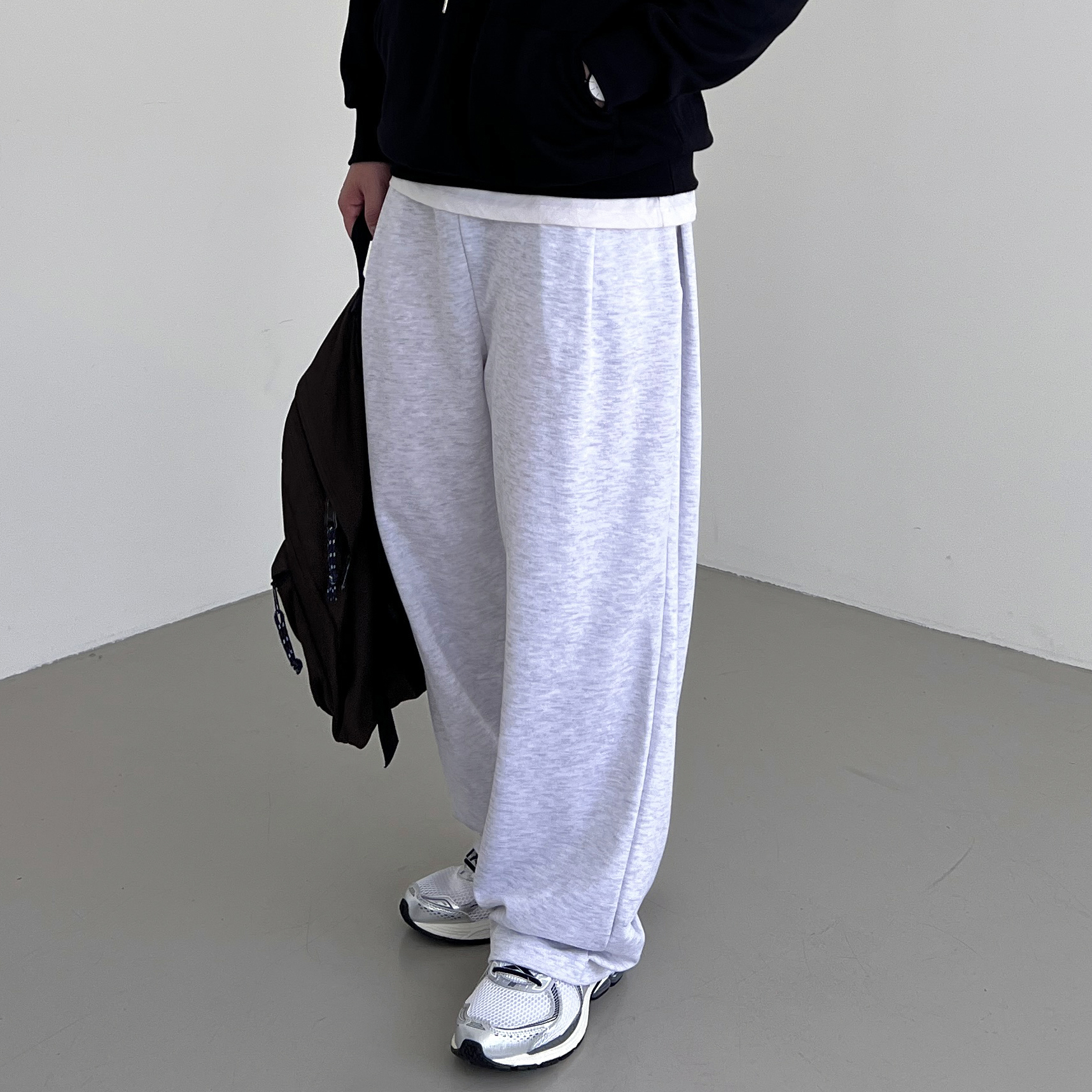 스웻팬츠 벌룬팬츠 남자와이드팬츠 통바지 - 상세 이미지 4