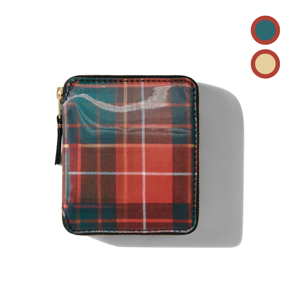 꼼데가르송 CDG 지갑 Lenticular Tartan B 8Z-L121 - 메인 이미지