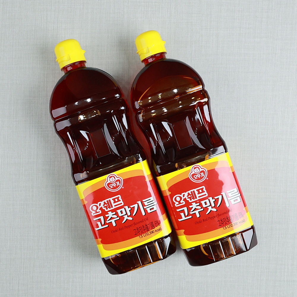 오뚜기 오쉐프 고추맛기름 고추씨기름 업소용 1.5L - 상세 이미지 2