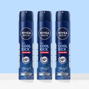 니베아 맨 데오드란트 스프레이 쿨 킥 200ml X 3개 솔직 후기 | 피부 타입별 분석 - 상품 이미지 1