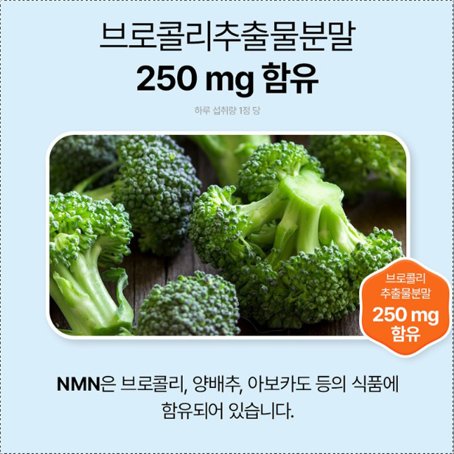 일양 NMN 브로콜리 NNM 엔엠엔 1통 엔앰엔 앤엠앤 NMM MNM 파이토 - 상세 이미지 2