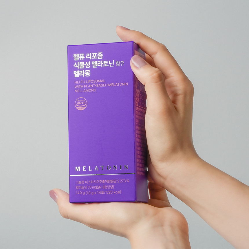 식물성 리포좀 멜라토닌 5mg 멜라몽 수면영양제