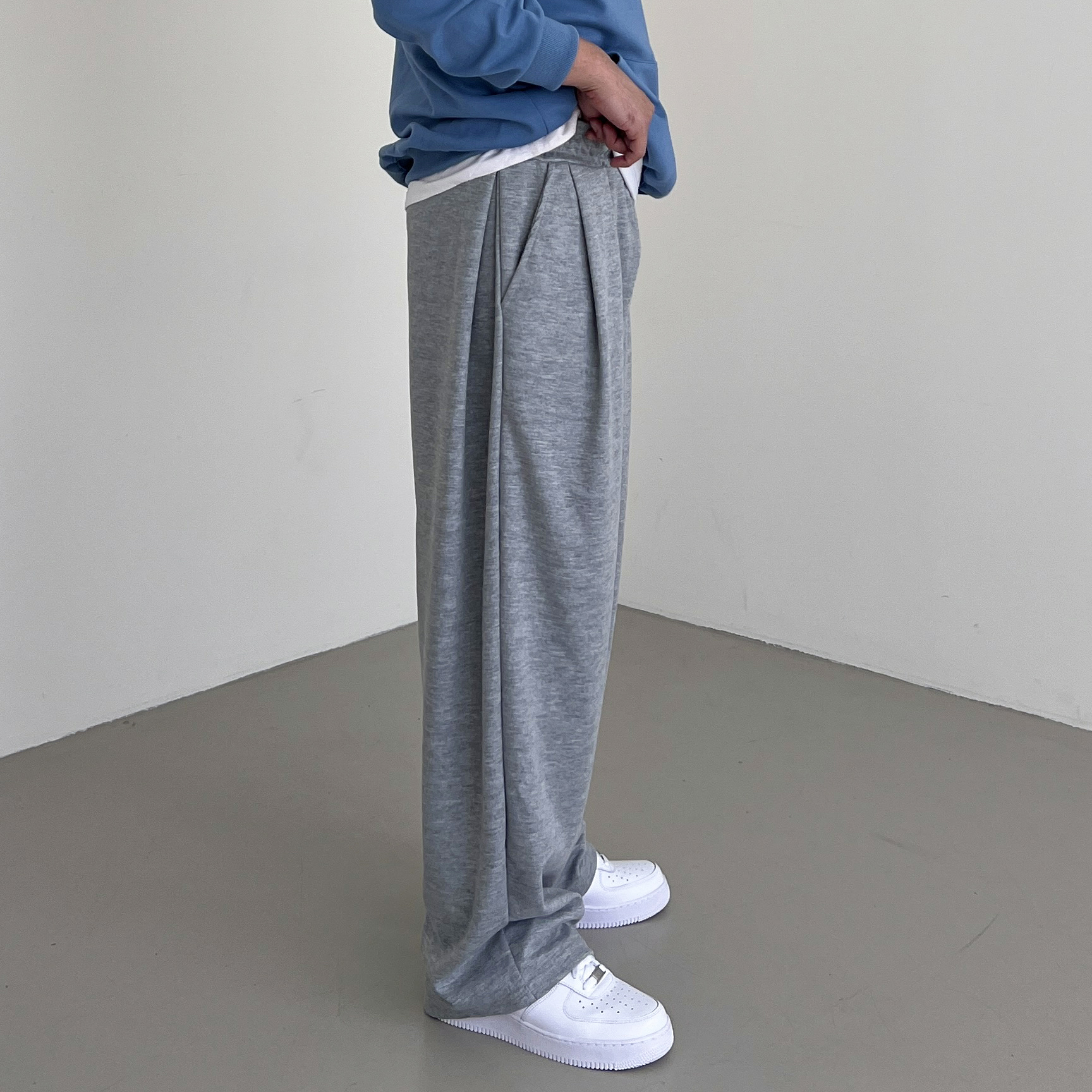 스웻팬츠 벌룬팬츠 남자와이드팬츠 통바지 - 상세 이미지 5