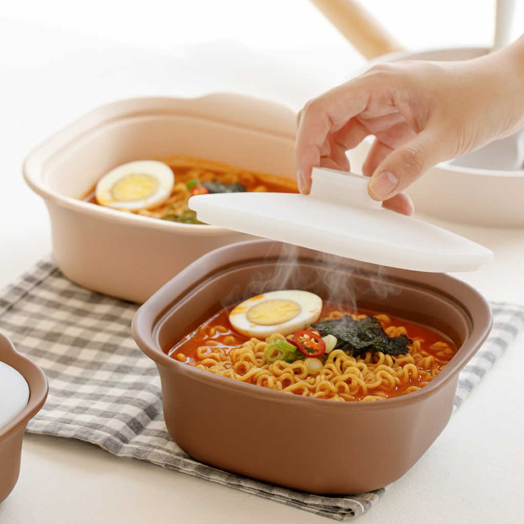 [N배송] 라라앤모어 국내산 사각 전자렌지 전자레인지 실리콘찜기 계란찜