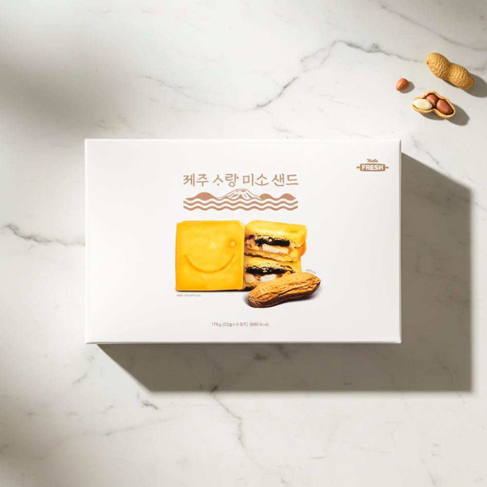 제주 소랑미소샌드 사랑샌드 단품, 176g, 1개 - 메인 이미지
