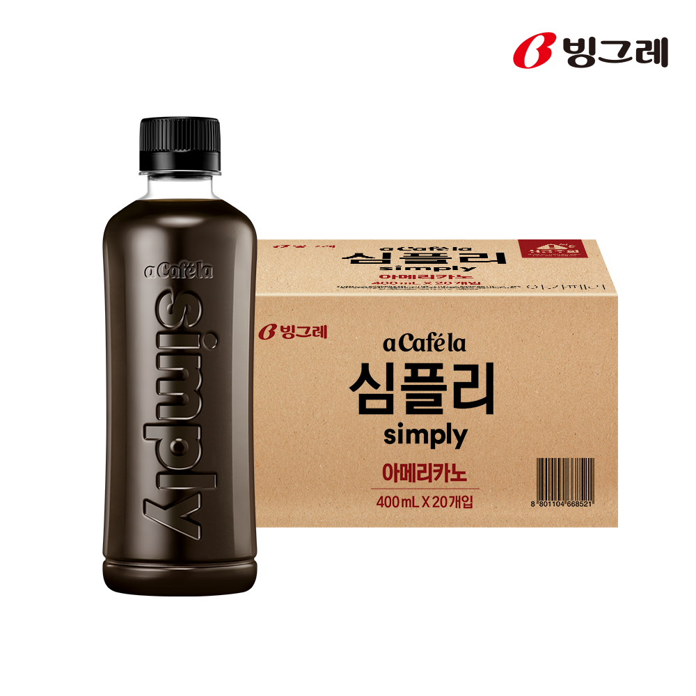 아메리카노 빙그레 아카페라 심플리 400ml 아메리카노 추천 사용후기