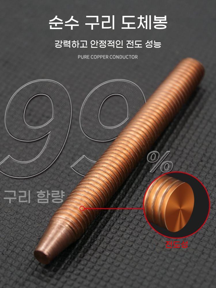 전기 용접기 자석헤드 자기 접지 구리 와이어 철 클램프 고정 지지대 용접 자석 접지선 홀더 - 상세 이미지 4