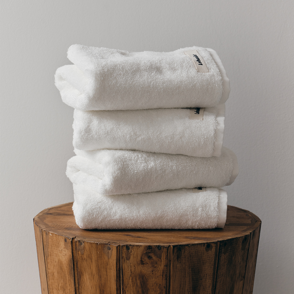 르뷔제 먼지없는 고급 호텔 수건 40수 스트라이프 수피마 타올 250g 6P