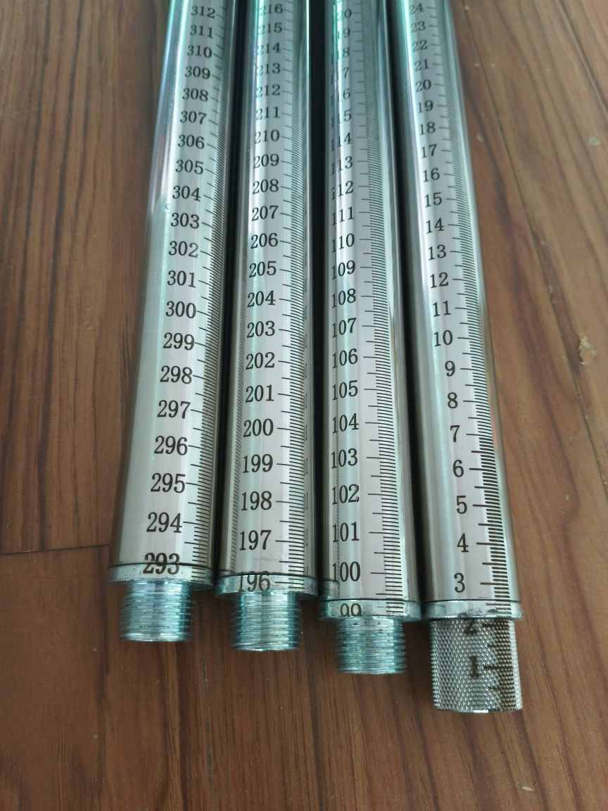막대자 스테인레스 원통형 측량 눈금자 공업용자 측정 304 201 알루미늄 합금 - 상세 이미지 3