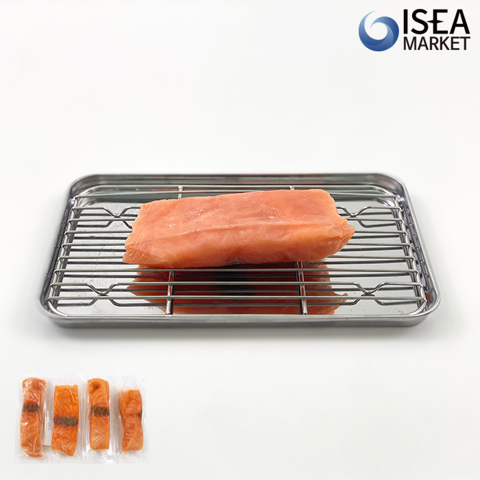 노르웨이 연어 스테이크 500g(125gx4팩) 연어구이용 개별포장 껍질없음(업소용 도매) - 상세 이미지 4
