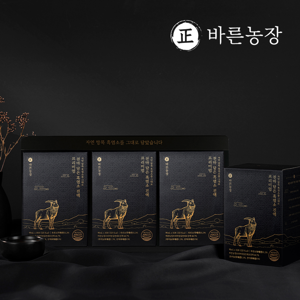 바른농장 흑염소진액 엑기스 천마 담은 흑염소즙 흙염소즙 효능 임산부 임신 30포, 1개 - 상품 이미지