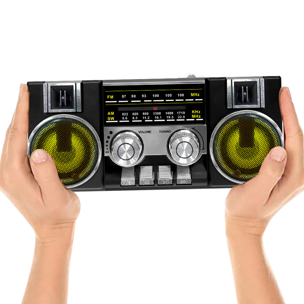 코비 레트로 효도라디오 FM AM 아날로그 라디오 블루투스 스피커 USB 재생 이미지 6