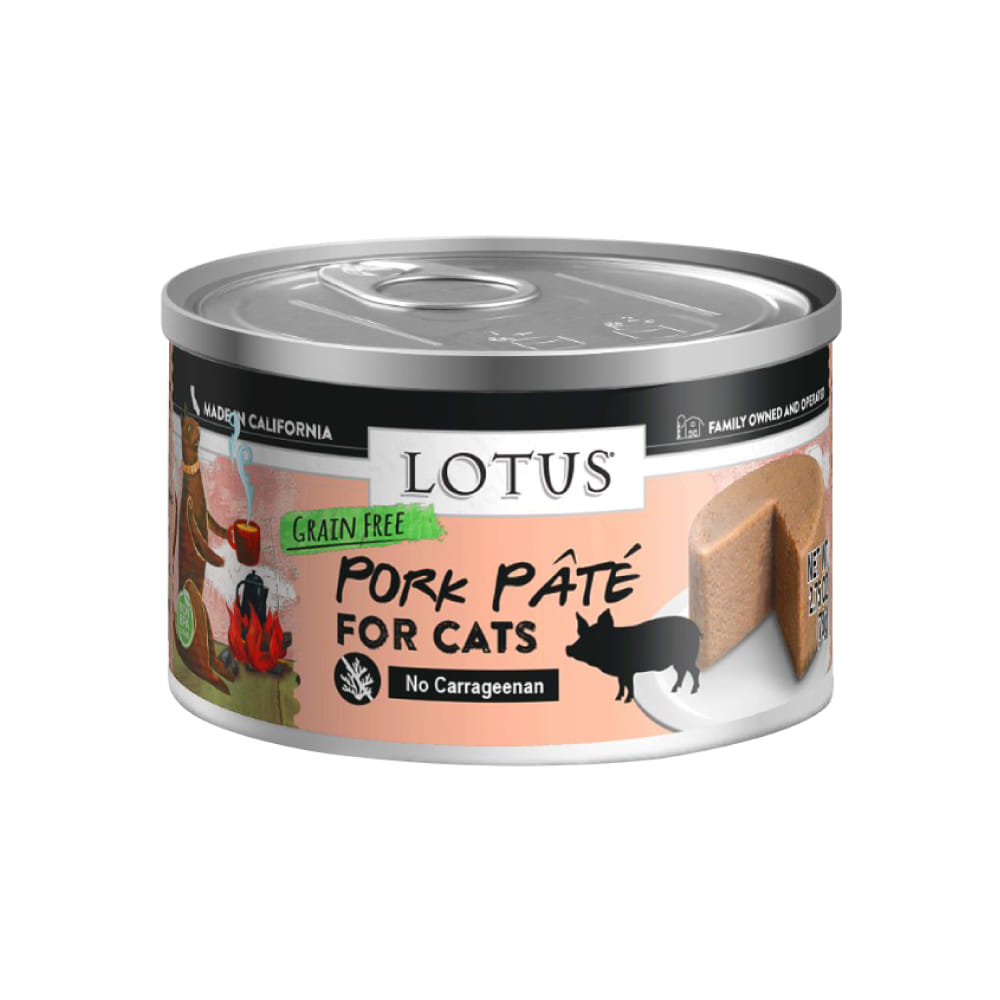 로투스 캣 그레인프리 파테 고양이 주식캔 돼지고기, 78g, 1개 - 상품 이미지