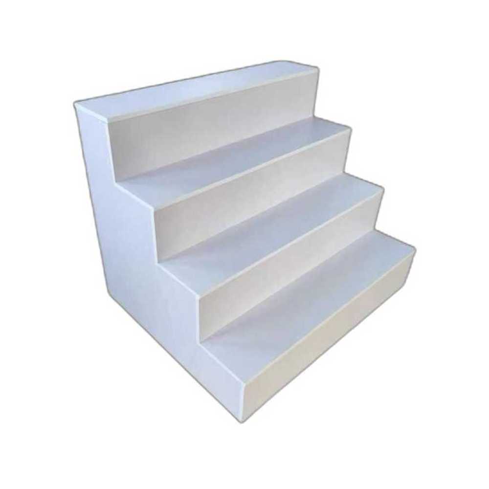 소품 전시대 계단 형태 인테리어 매장 장식 진열대 100x80x80cm + 4단 - 상품 이미지