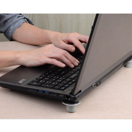 노트북 작업 업무 손목피로 쿨러 과열방지 받침대 4개