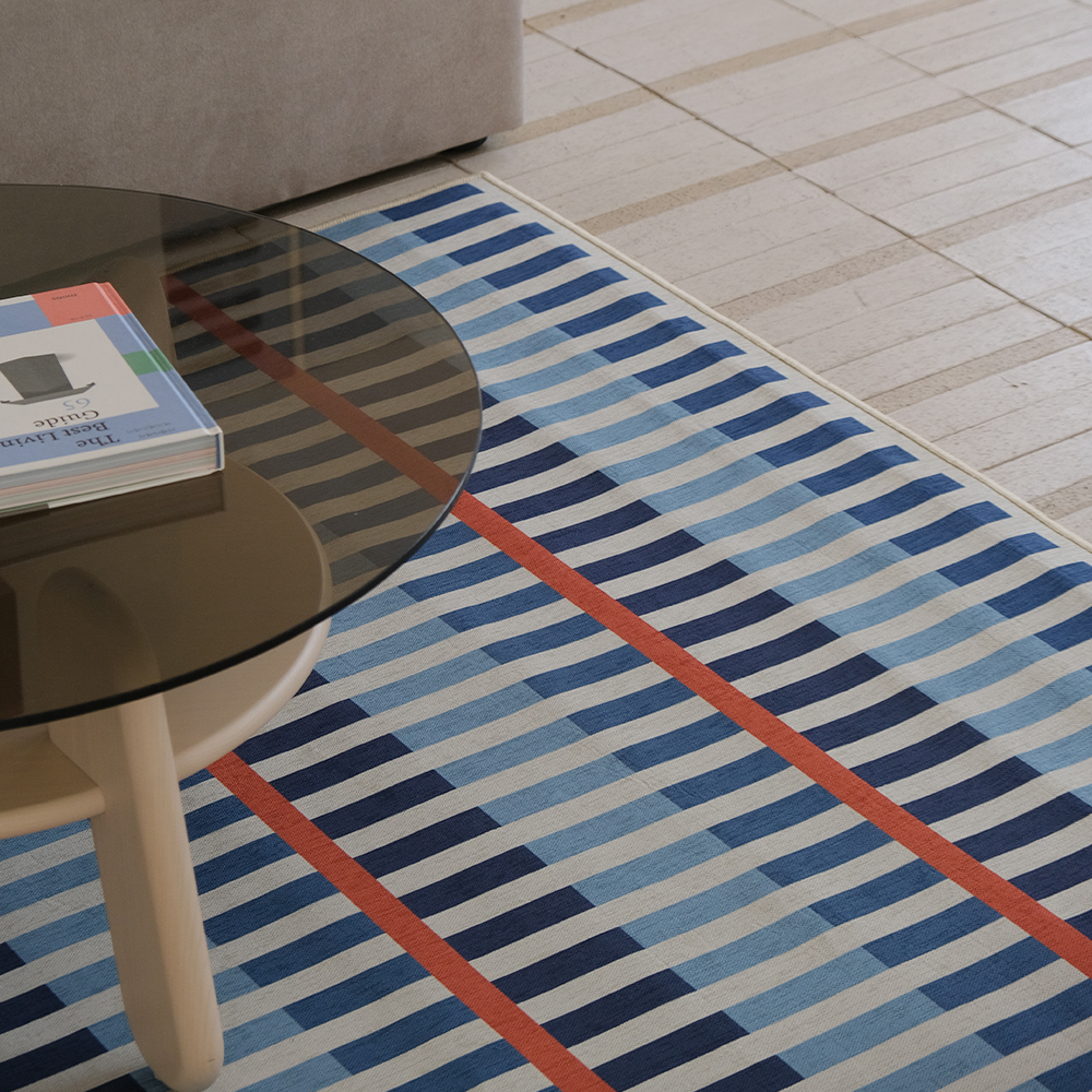 파르르맨션 사계절 대형 러그 거실 디자인 카페트 워셔블 먼지없는 러그 인터루드, 140x200cm