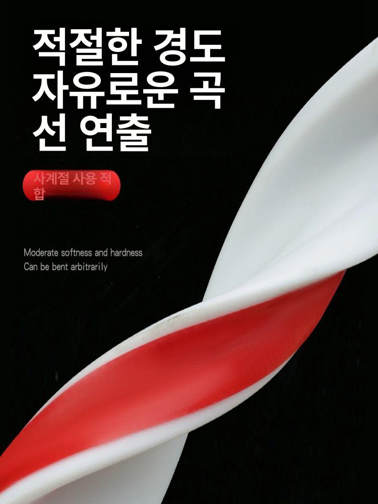 이동식 차수막 물막이판 간이 물막이 빗물 침수방지 차수 차수벽 방수 침수 장마 바리게이트 화이트 T자형 50cm - 상세 이미지 5