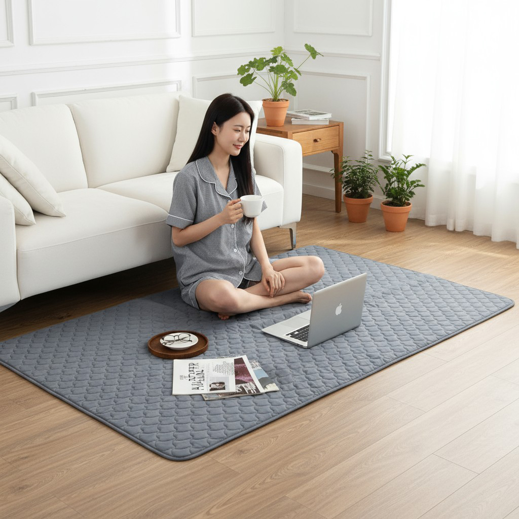 극세사 카본매트 탄소 온열매트 캠핑 전기 탄소매트 침대전기장판