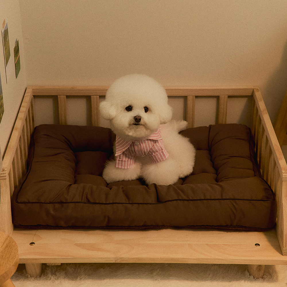 뭉연구소 양면 강아지 방석 고양이 애견 통세탁 쿠션 반반 사계절 토퍼 SS 이미지 7