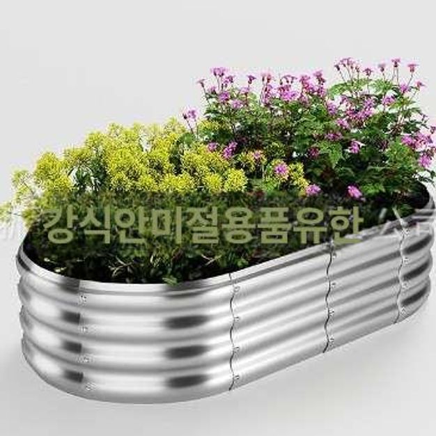 화단 틀밭 옥상 야외 아연도금판 아연도금 텃밭 두께 0.4mm 120x60x30 - 상세 이미지 2