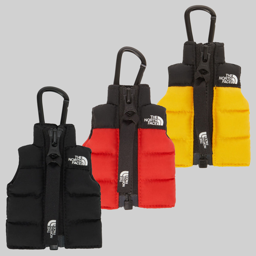 노스페이스 키링 눕시패딩조끼 키홀더 열쇠고리 가방걸이 NA5AR03A