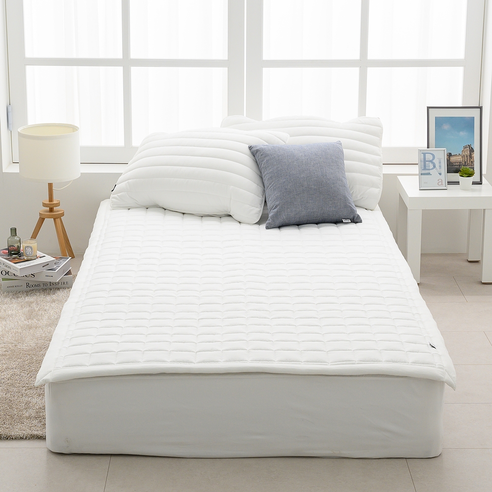 나라데코 부드러운 마이크로모달 먼지없는 사계절 밴딩 침대패드 SS