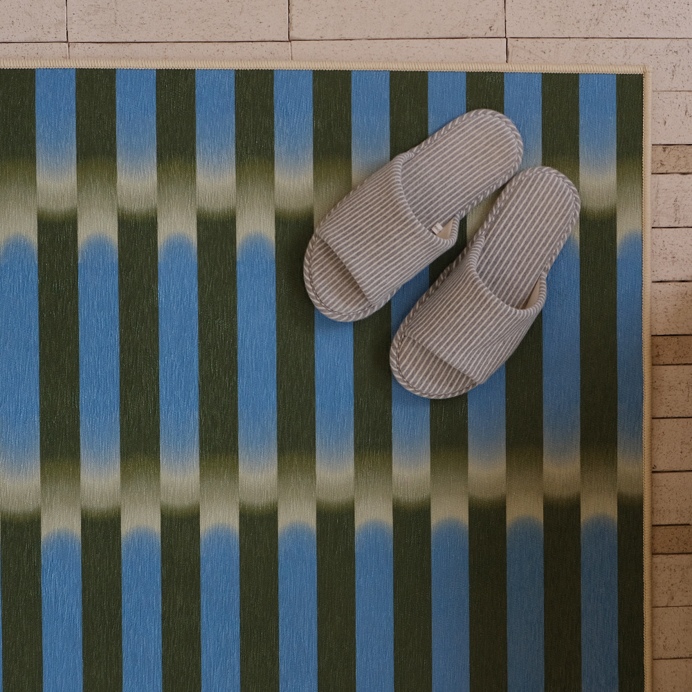 파르르맨션 사계절 디자인 러그 거실 대형 카페트 워셔블 먼지없는 러그 모스코드, 140x200cm