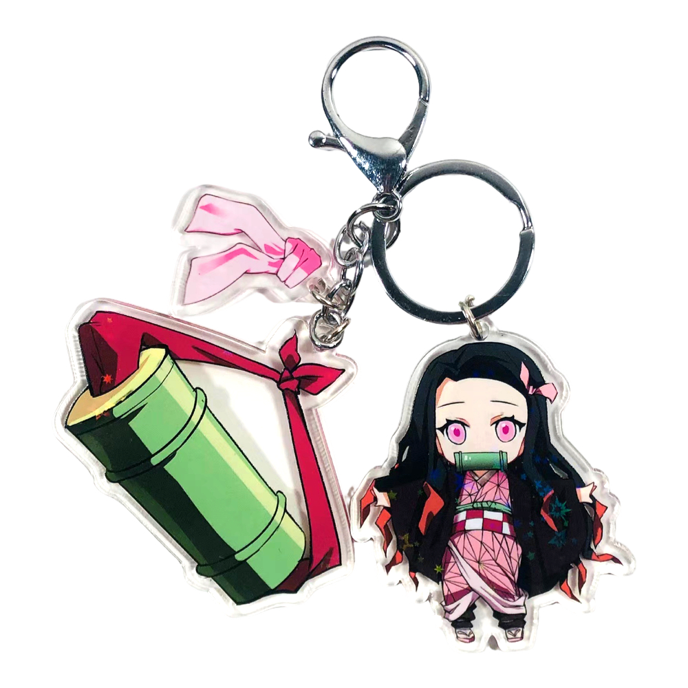 [3+1]귀멸의칼날 귀칼 일륜도 키링 칼 굿즈 피규어 키홀더 열쇠고리 무이치로 젠이츠 무잔