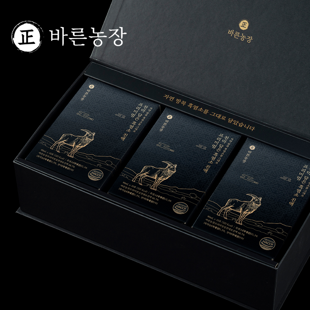 바른농장 흑염소진액 엑기스 천마 담은 흑염소즙 흙염소즙 효능 임산부 임신 30포, 1개 - 상세 이미지 2