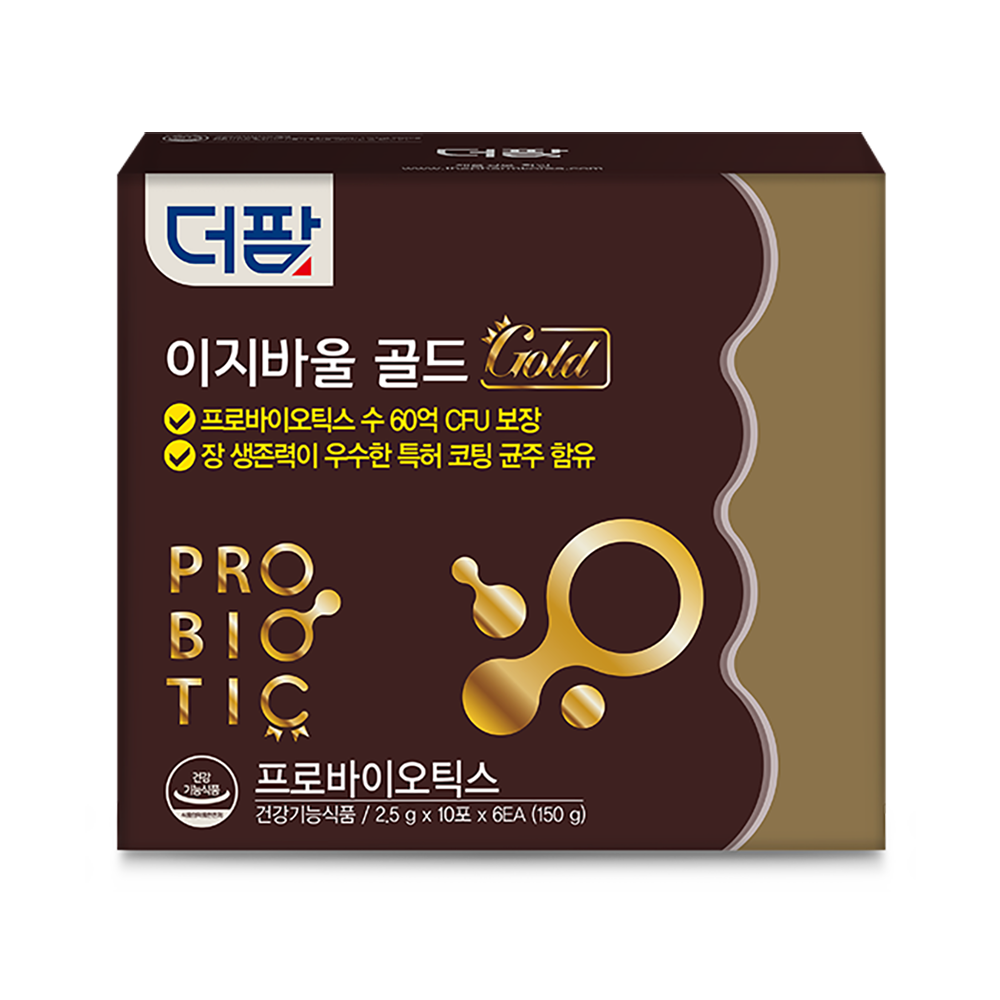 더팜 이지바울 골드 프로바이오틱스 유산균 60포, 1개 - 메인 이미지