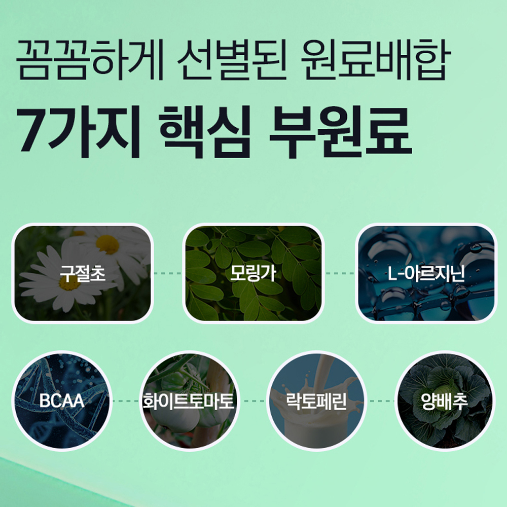 브로멜라인 퀘르세틴 파인애플 비문증 비염 영양제 60정(1통) 이미지 7