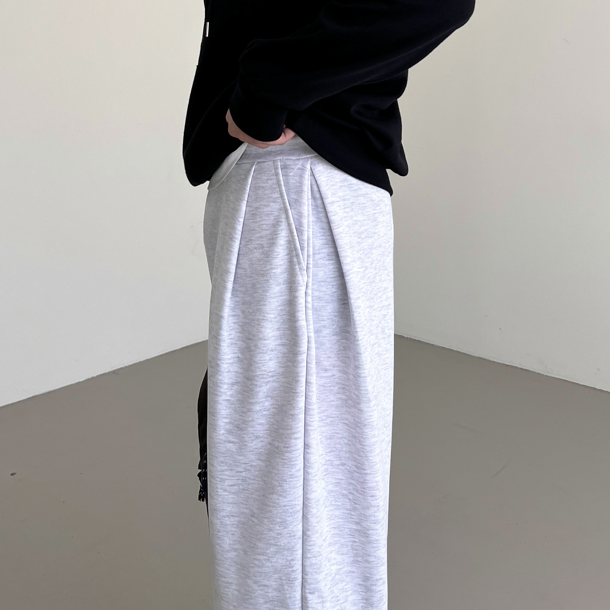 스웻팬츠 벌룬팬츠 남자와이드팬츠 통바지 - 상세 이미지 2