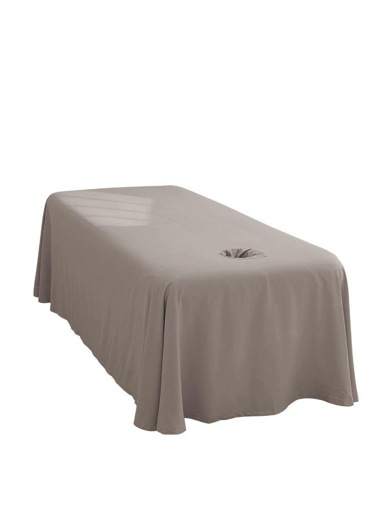 경락 마사지 침대 커버 안마 미용 베드 시트 천 매트 라이트그레이 시트 비천공 230x115cm - 상품 이미지