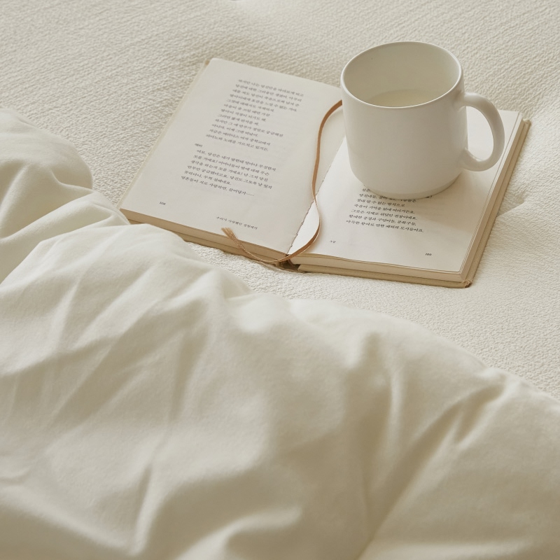 마틸라 부드러운 신축성 소프트휩 셔링 극세사 겨울 차렵 이불 베개세트 SS