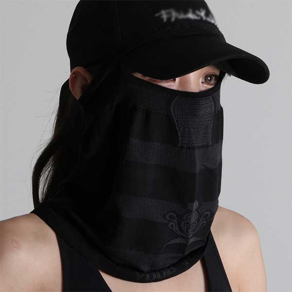 이돕 멀티바이저 하늘색 골프 마스크 햇빛가리개 자외선 차단 얼굴 가리개 햇빛 낚시 등산 이미지 7
