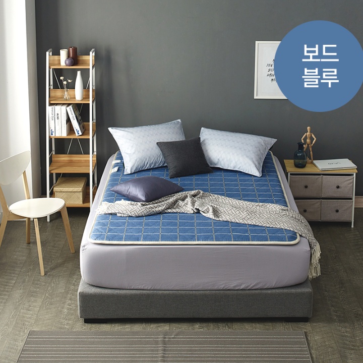 EMF탄소매트 미니싱글 전자파차단 전기매트 IA-EP2000C 블루