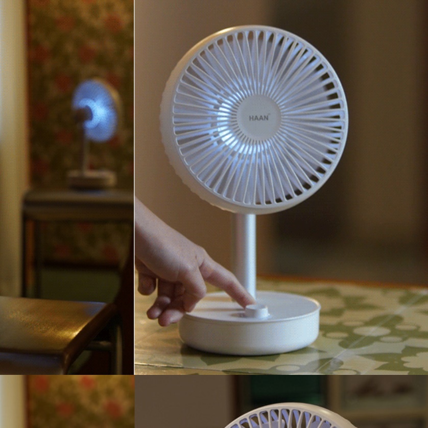 저소음 led 탁상용 선풍기 식물 선풍기 차박 선풍기 식물용 써큘레이터 - 상세 이미지 4