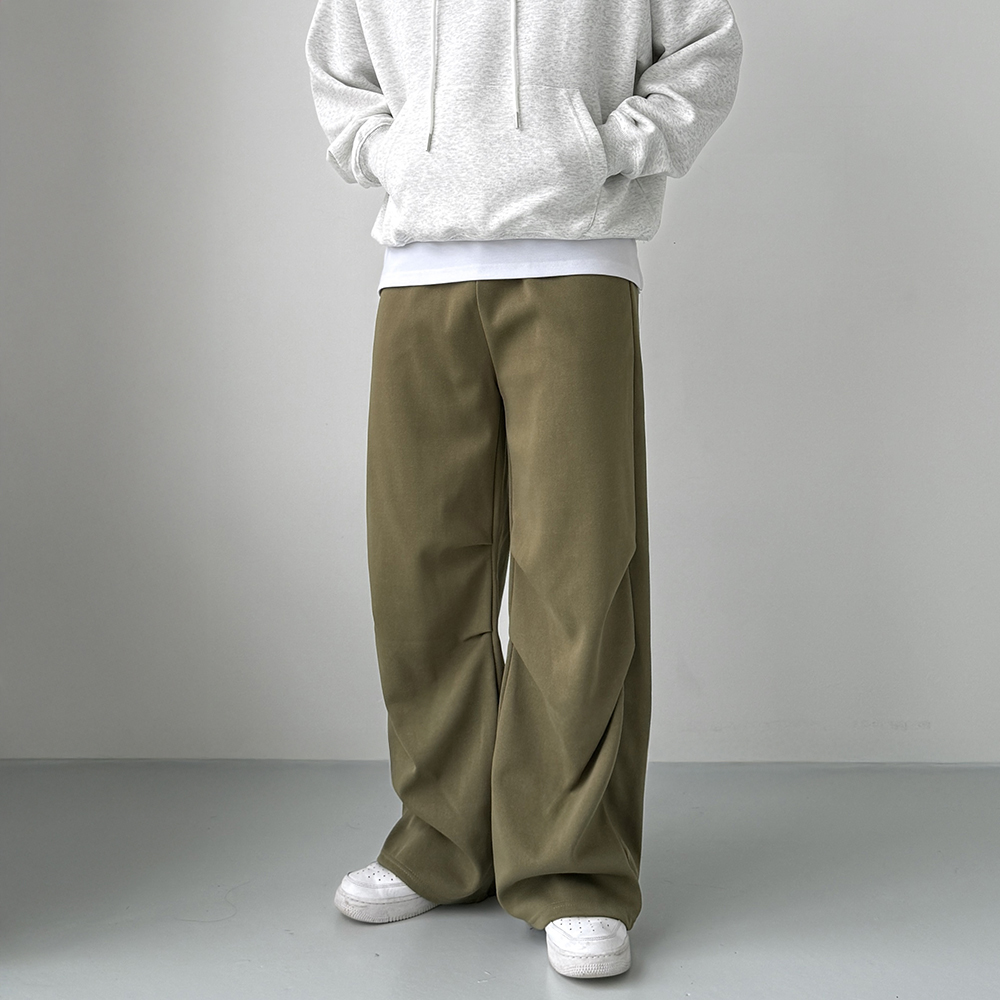 1+1 파라슈트팬츠 스웻팬츠 벌룬팬츠 통넓은바지 - 상세 이미지 4