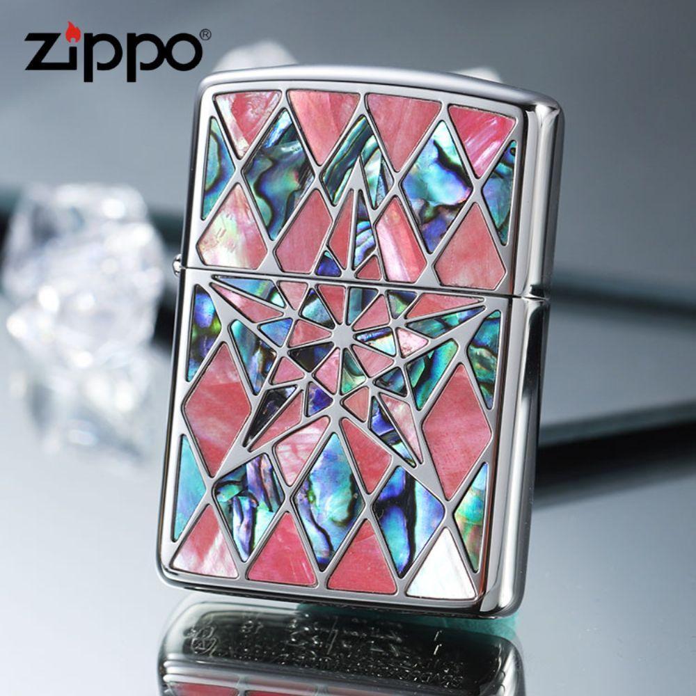 오망성 자게 스타일 ZIPPO 라이터 헨드메이드 남자친구 아버지 선물 미국 지포라이터 - 상세 이미지 3