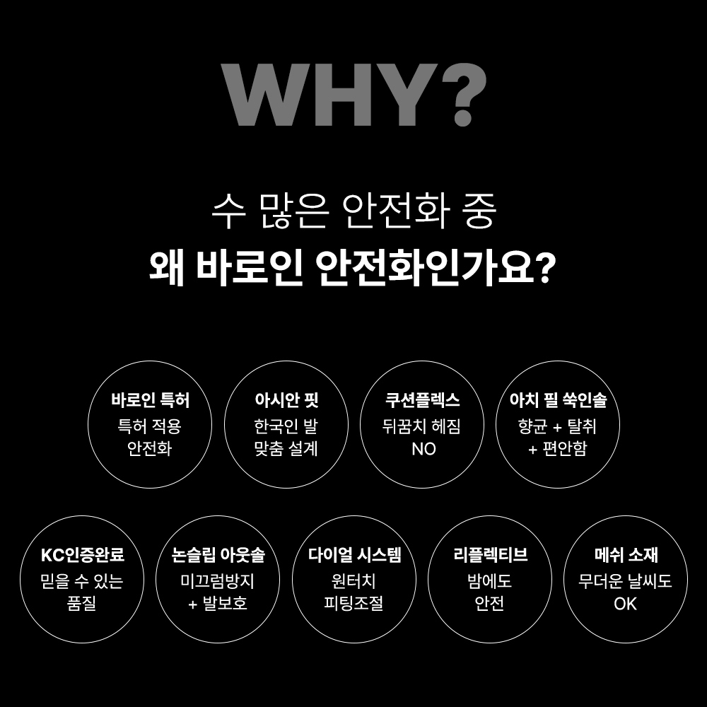 손 안 대고 신는 바로인 코스트 안전화 경량 다이얼 4인치 6인치 발볼넓은 발편한 작업화