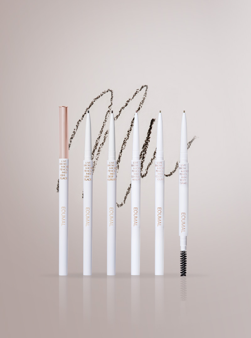 에크멀 라이브 브로우 마이크로 펜슬 1mm 5color - 상품 이미지
