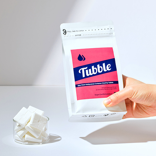 터블 텀블러 세척 세정제 발포 클리너 대용량 비건 세제 8g 100개입