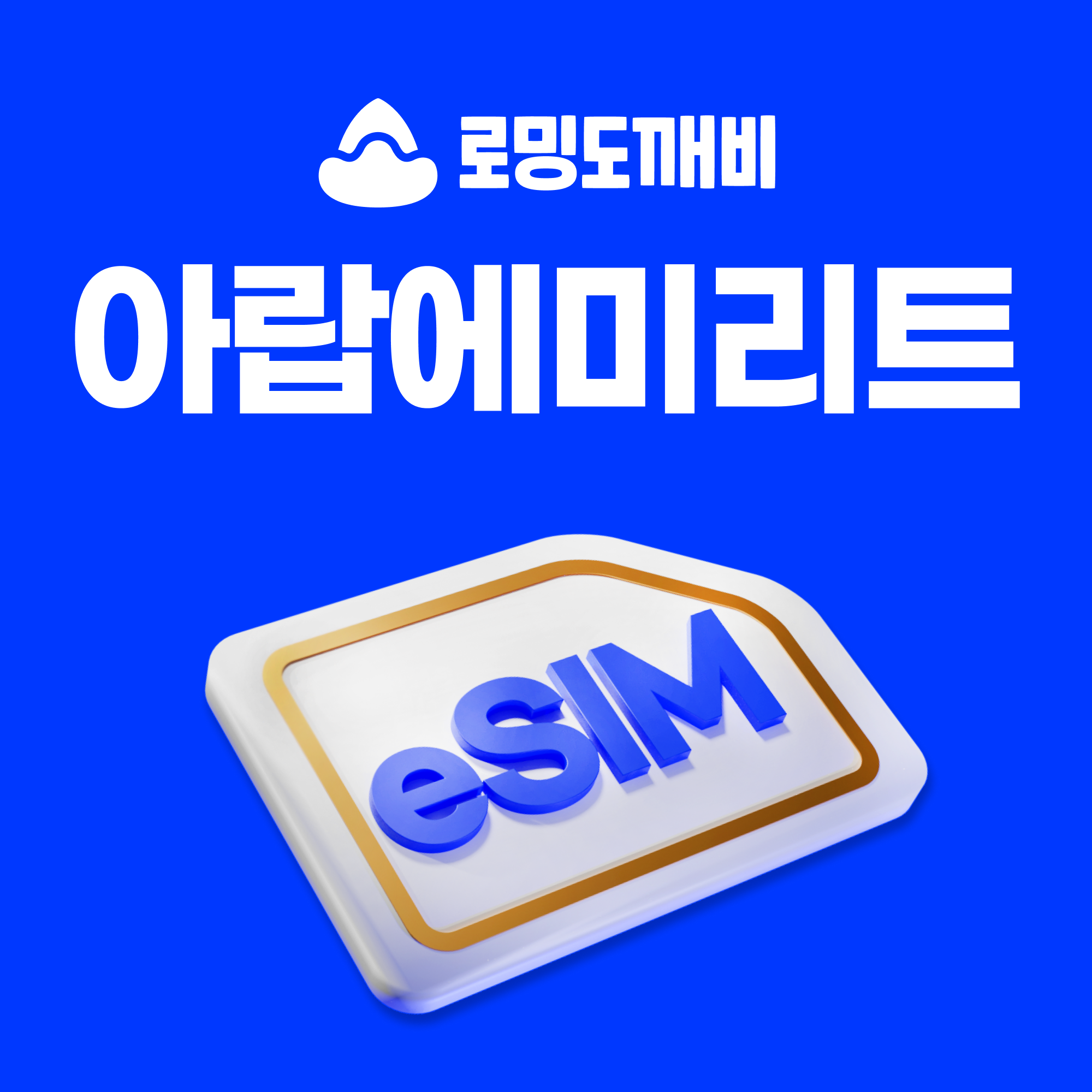 아랍에미리트이심 eSIM 두바이 아부다비 e심 Etisalat 30일 500MB 종량제