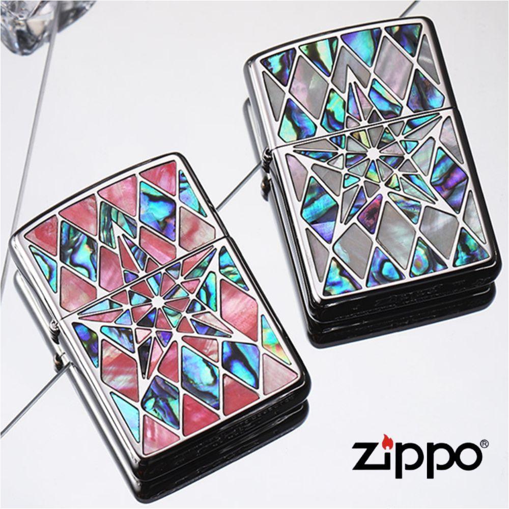 오망성 자게 스타일 ZIPPO 라이터 헨드메이드 남자친구 아버지 선물 미국 지포라이터 - 상품 이미지