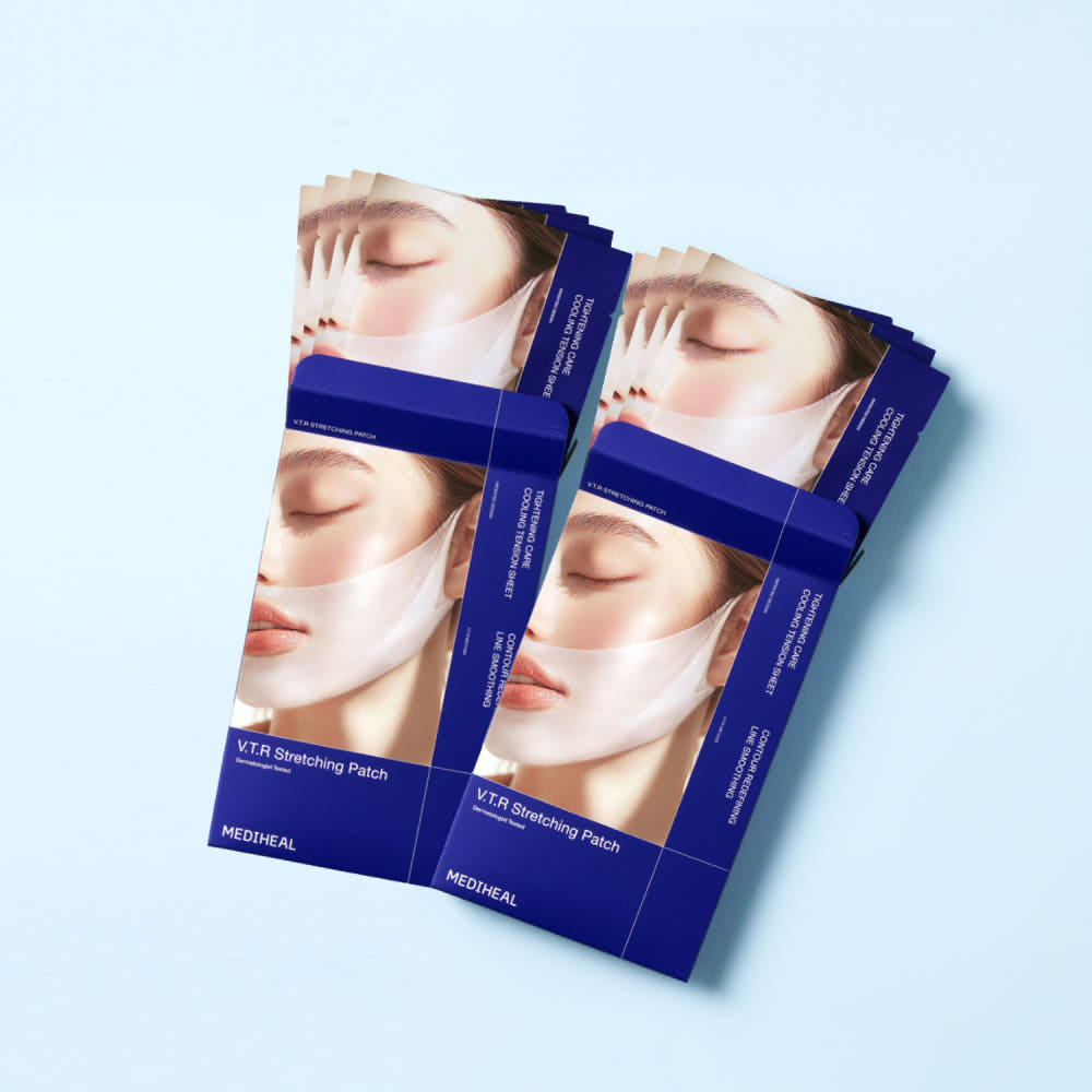 메디힐 V.T.R 스트레칭 패치 / 브이라인, 턱살 리프팅 4매, 2개 : 메디힐