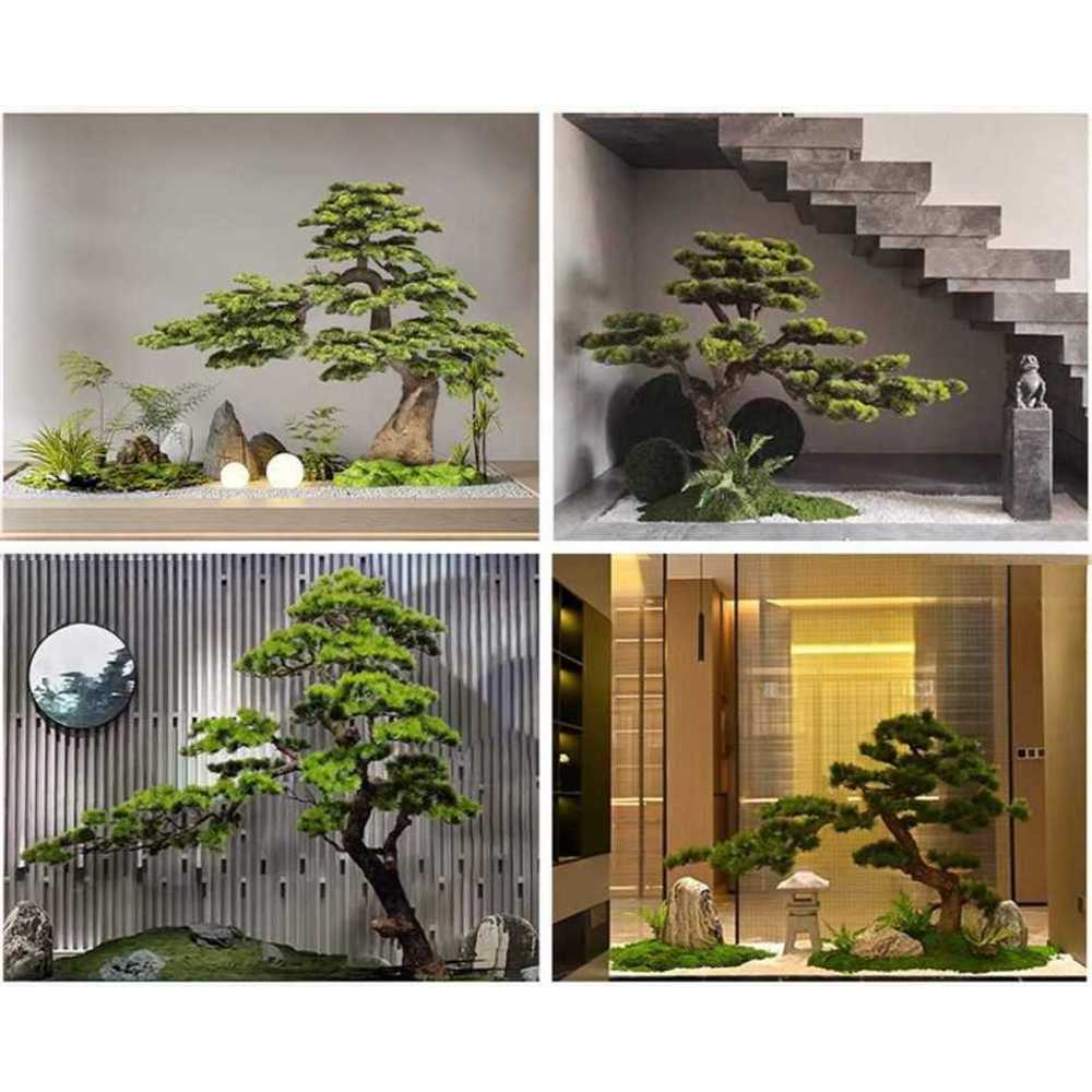 소나무 조화 인테리어 장식 가짜 나무 사계절 조경용 1.5x1.8m (잔디2개) - 상세 이미지 3