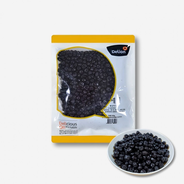 대용량 건블루베리 500g 건조 블루베리 건강간식 건조과일 건과일 베이킹재료 지퍼백포장 - 상품 이미지