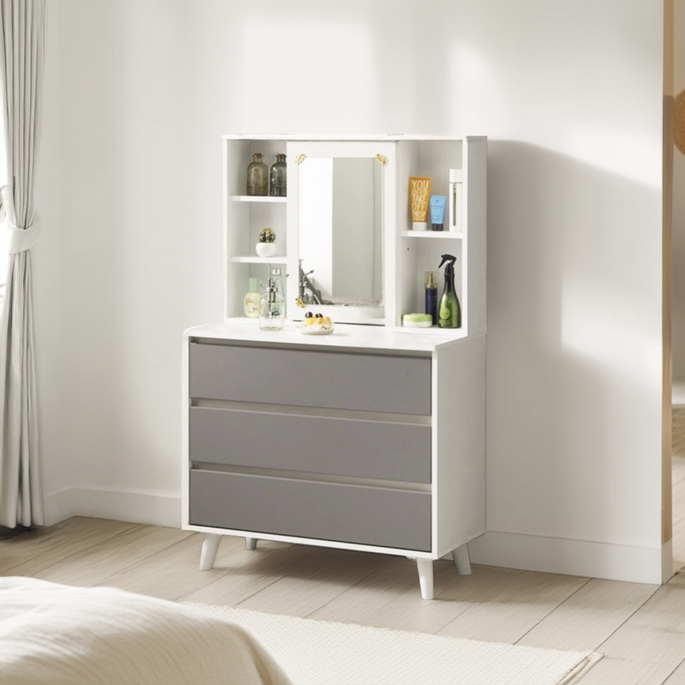 화장대서랍장 화장대겸책상 서랍형 수납 안방 입식 화장대