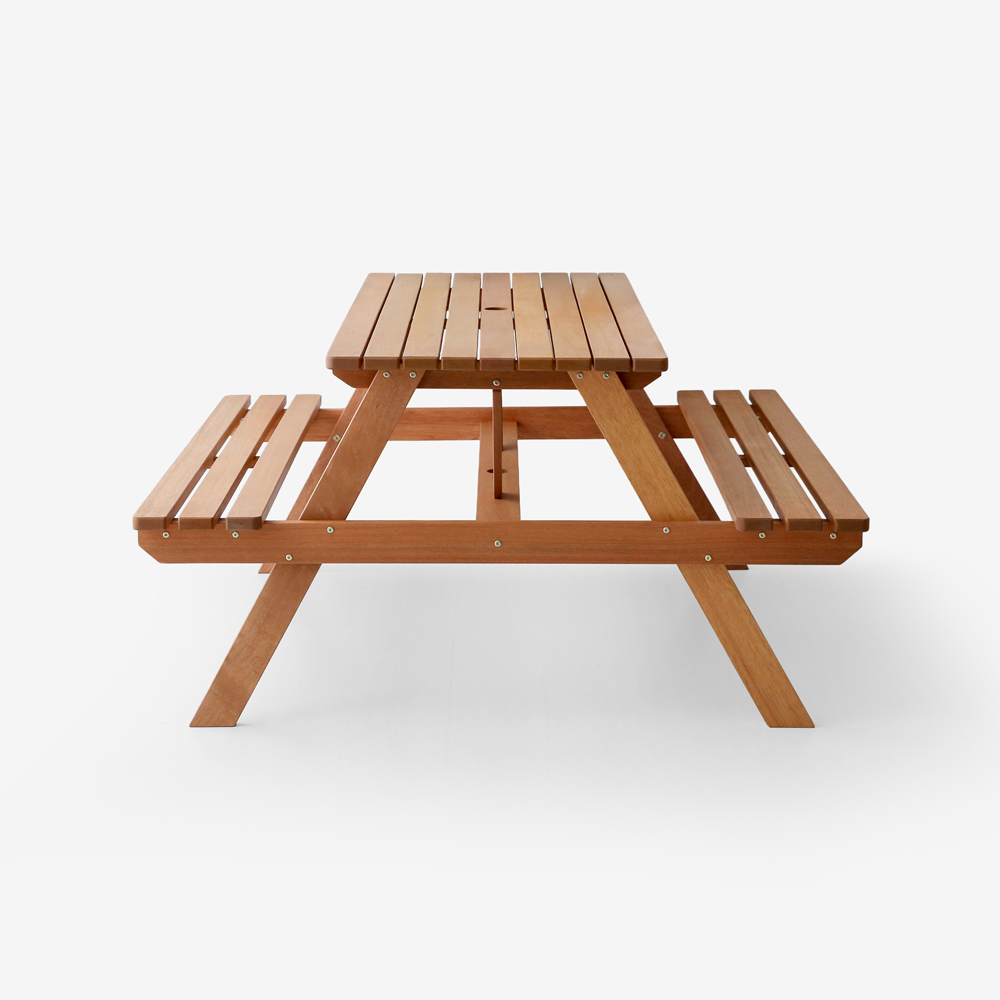 KEMIE 4인 원목야외테이블세트 XL8313