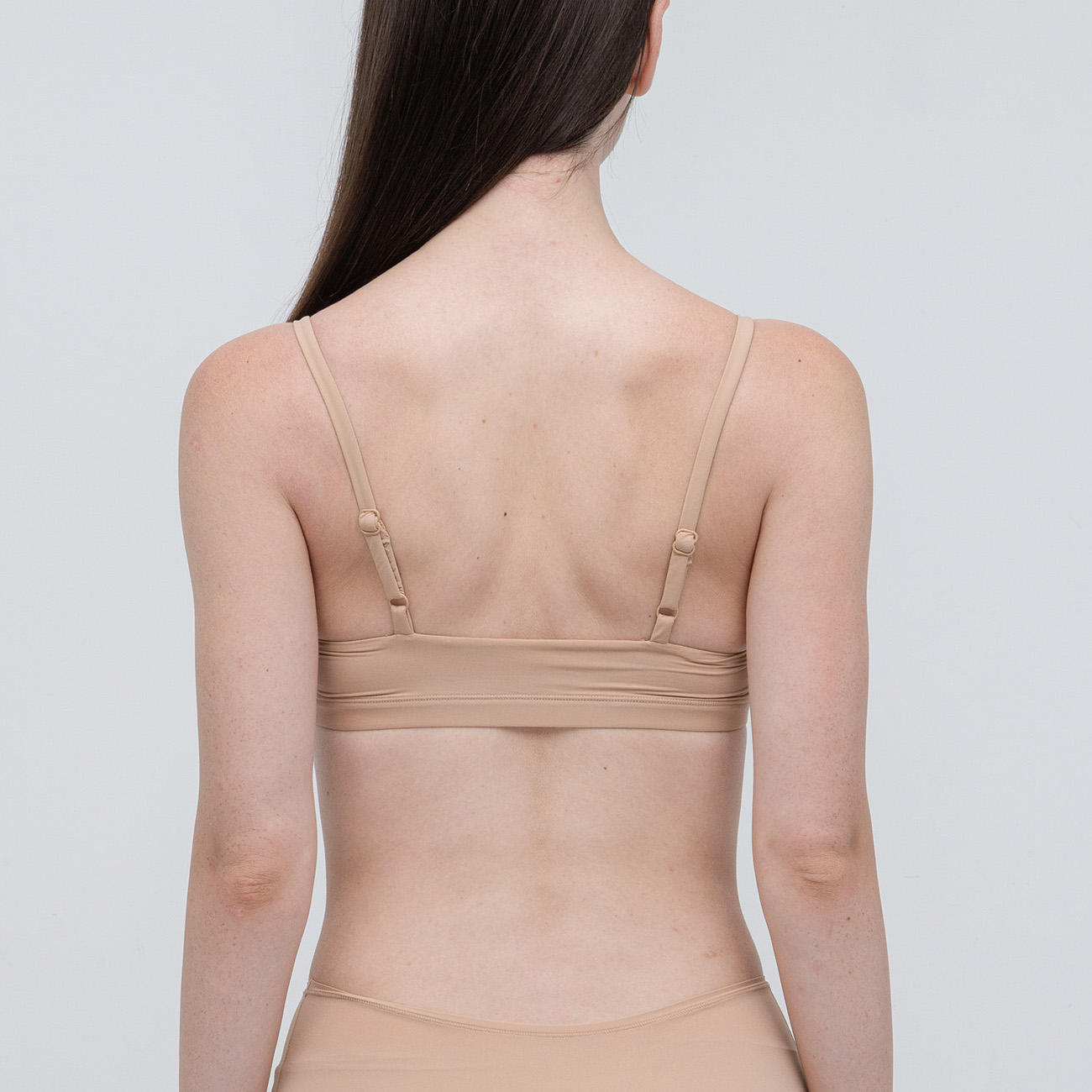 스쿱넥 브라렛 여자 속옷 심리스 브래지어 노와이어 수면브라 카일리 캔달 헤일리 브라 - 상세 이미지 5